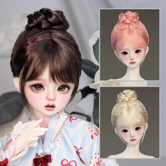 Awen Bjd perruque mélangée Mohair 1/6