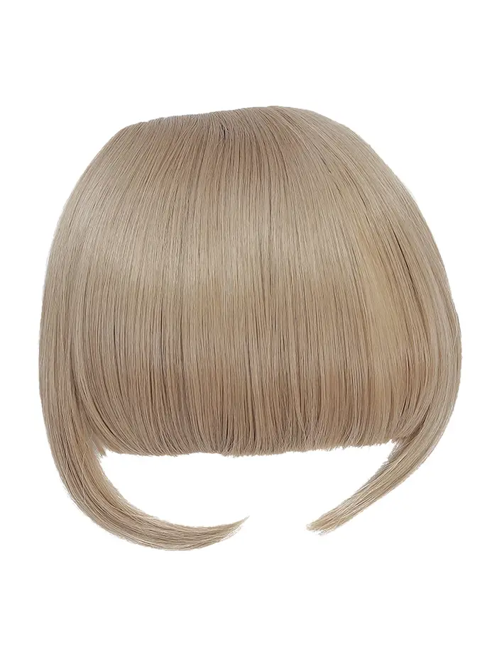 Frange cheveux Extension synthétique pince