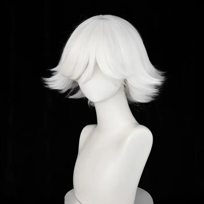 Mi Zu Ki Cosplay perruques courte blanc Mizuki