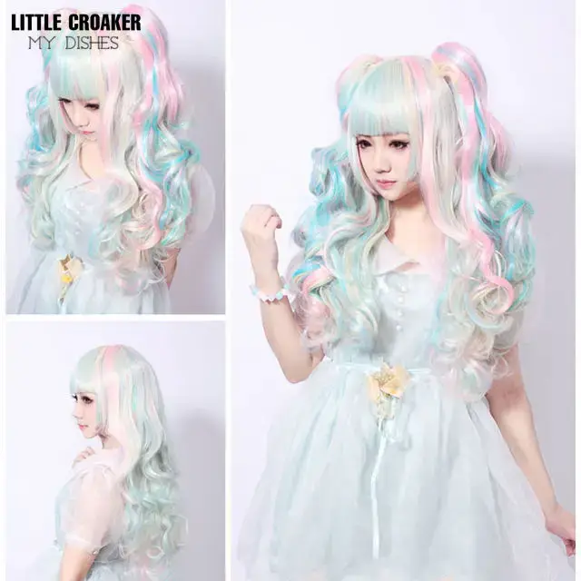 Perruque Lolita Longue Ondulée pour Femme