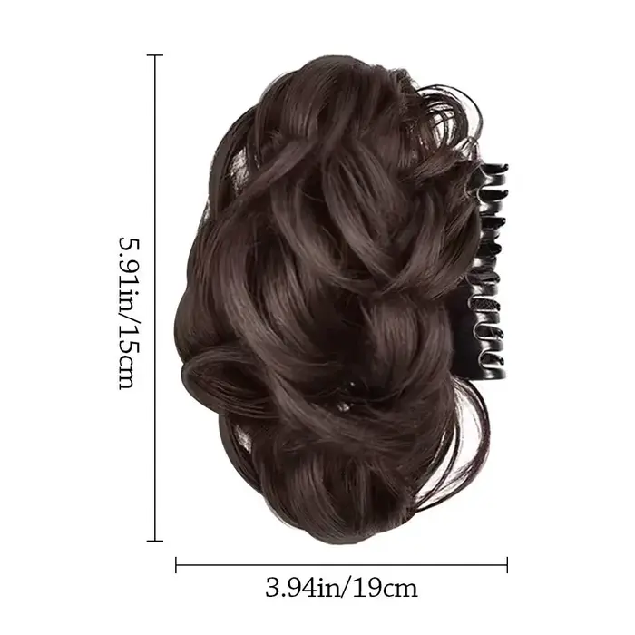 Outils pour cheveux, pince à chignon synthétique