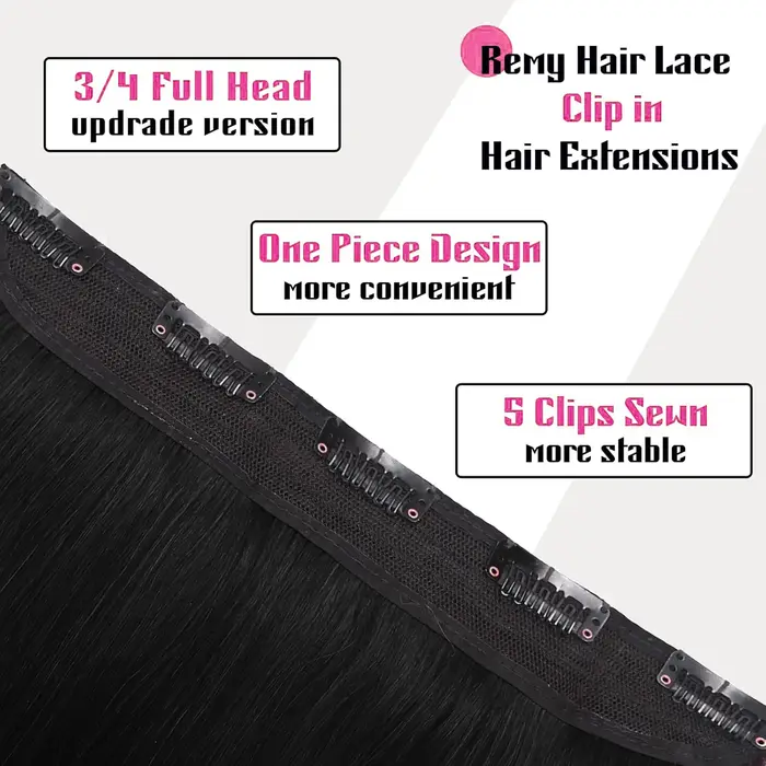 Extensions de cheveux à clips