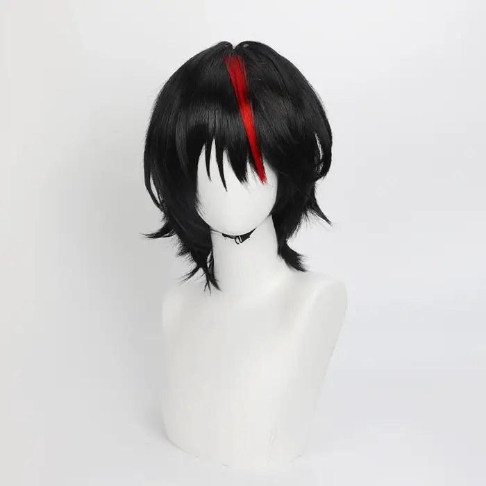 Diablo Cosplay perruque Anime j'ai réincarné comme un jeu de rôle Slime noir cheveux courts rouge hommes Halloween fête carnaval accessoires