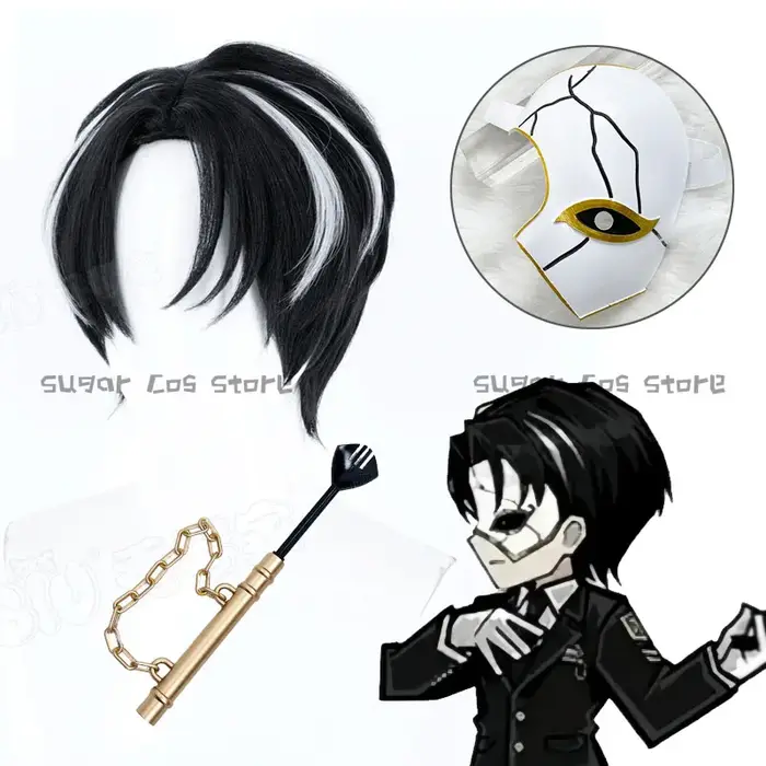 Perruque de cosplay Rien du jeu Limbus Company