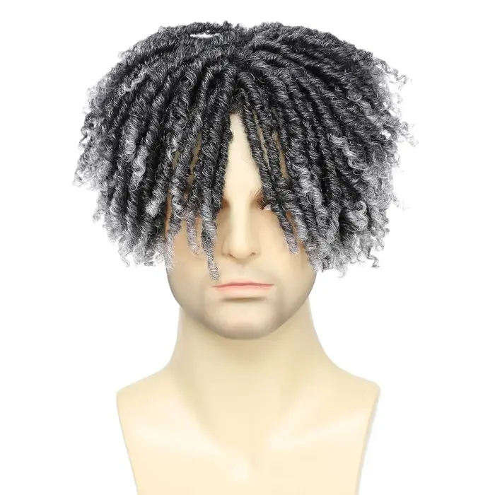 Perruques Dreadlock courtes de 6 pouces