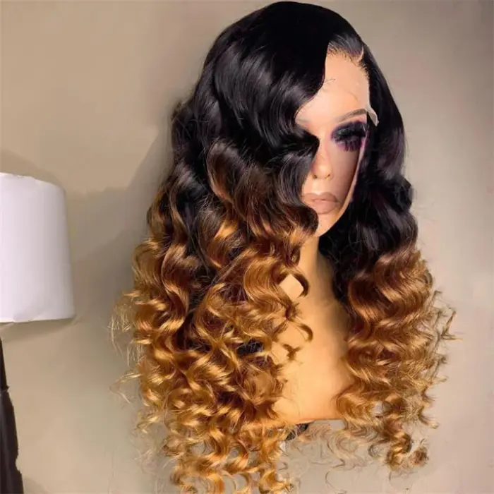 Perruque Lace Front Wig sans colle douce