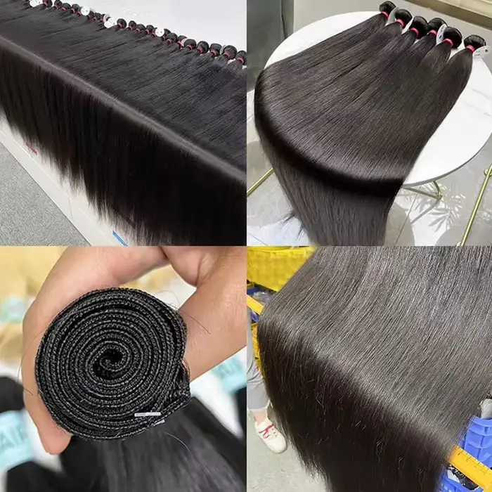 Extensions de cheveux humains brésiliens vierges