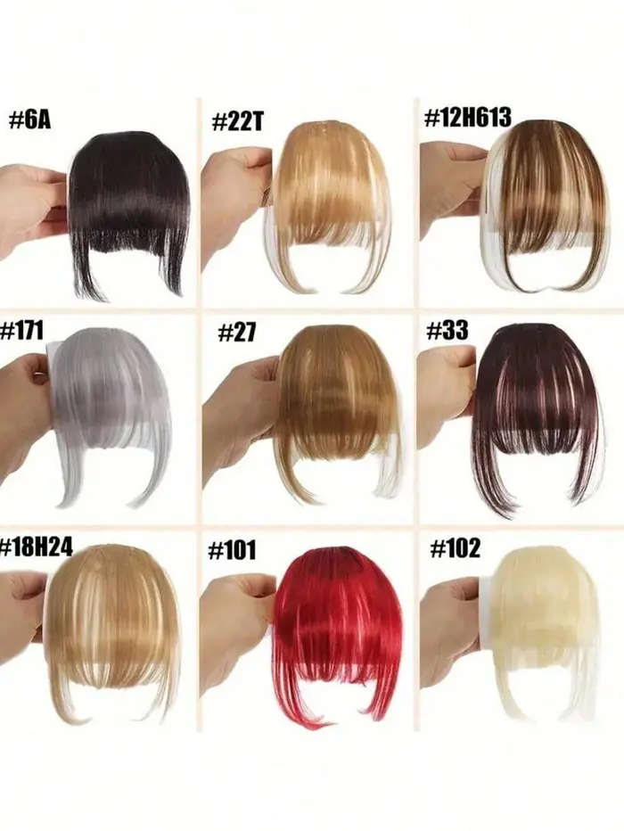 Extensions de cheveux synthétiques à clipser