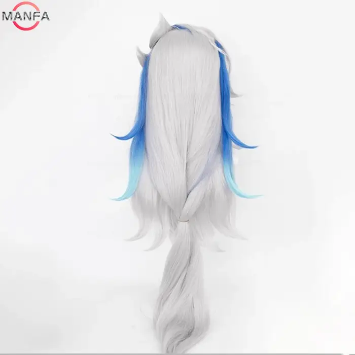 Fontaine Neuvillette perruque Cosplay Anime