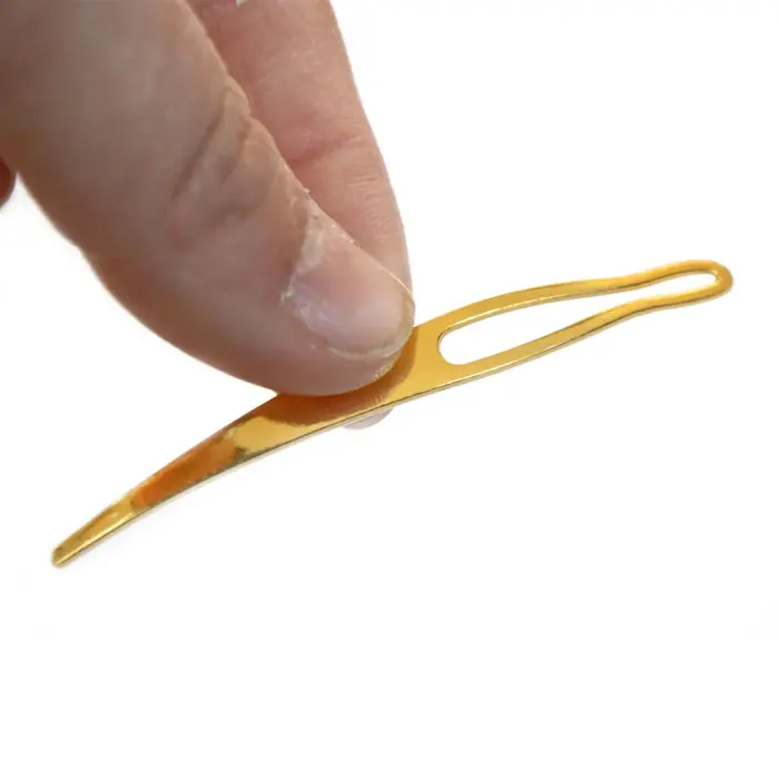 Lot de 3 aiguilles à dreadlocks imbriquées courbées pour la fabrication de perruques au crochet