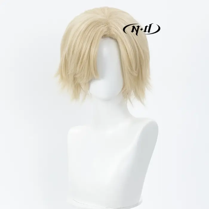 Perruques de cosplay ND Brand Douma Childhood Short Hair Kimetsuu pour Comic-con
