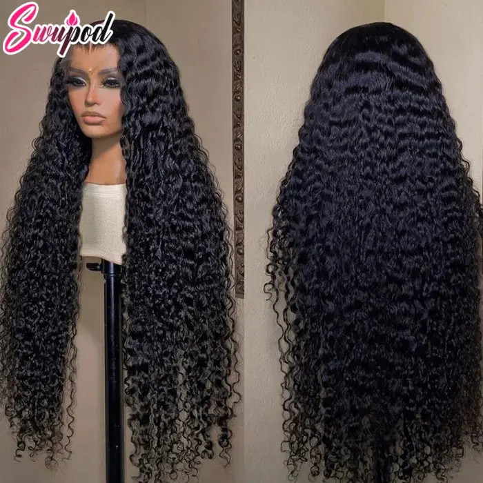 250% haute densité lâche vague profonde 30 40 pouces 13x6 13x4 HD dentelle frontale perruque de chev
