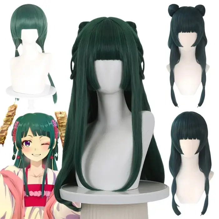Nouvelle perruque de cosplay Maomao de Kusuriya no Hitorigoto (The Apothecary Diaries 2) pour Halloween 2026