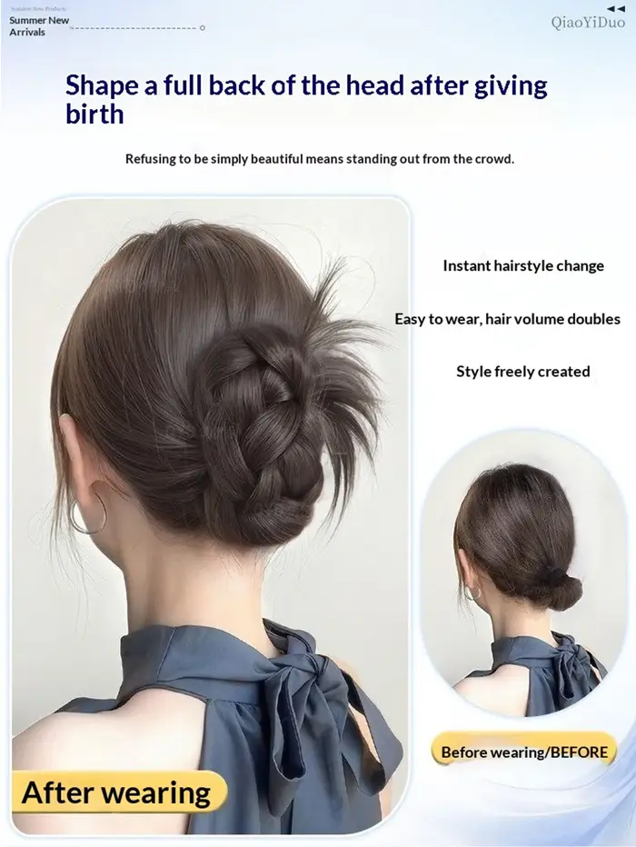 Chignon synthétique pour femme