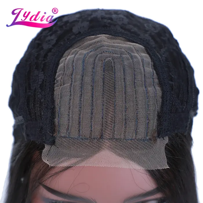 Lydia-Perruques Synthétiques sulfDroites pour Femme