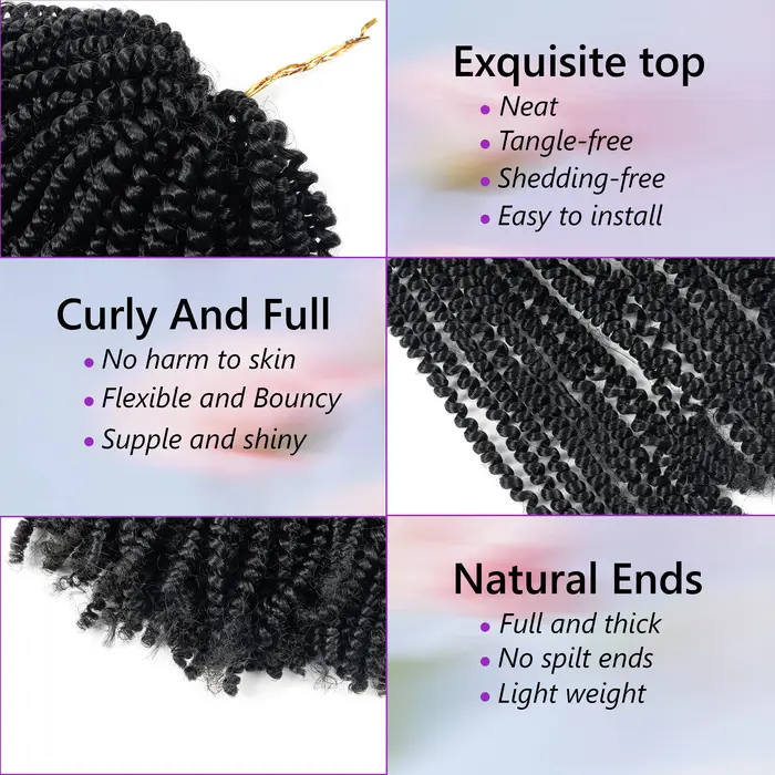 Extensions de cheveux Afro torsadés