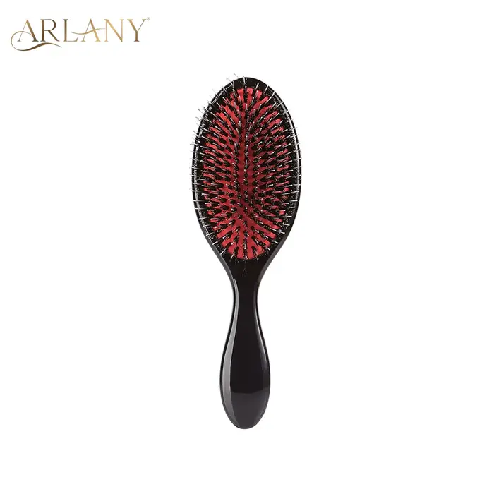 Brosse à cheveux en poils de sanglier
