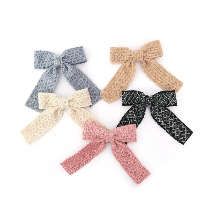 Bandeau à nœud en velours pour enfants