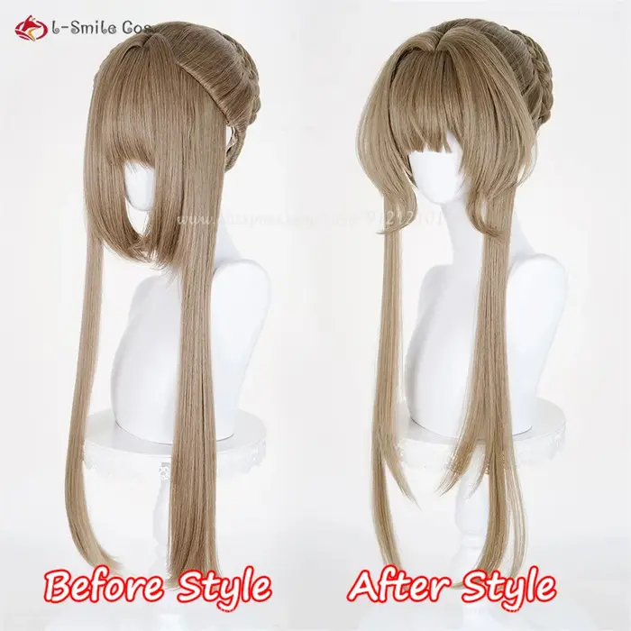 Perruque de Cosplay Marionette Sandrone