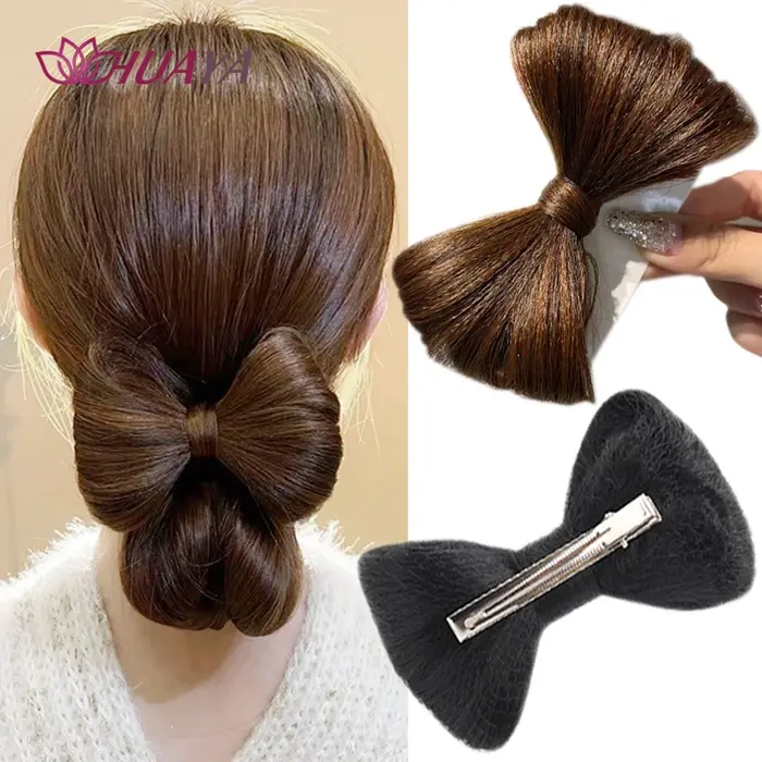 Pince à Cheveux Synthétique avec Nministériels d Papillon pour Chignon