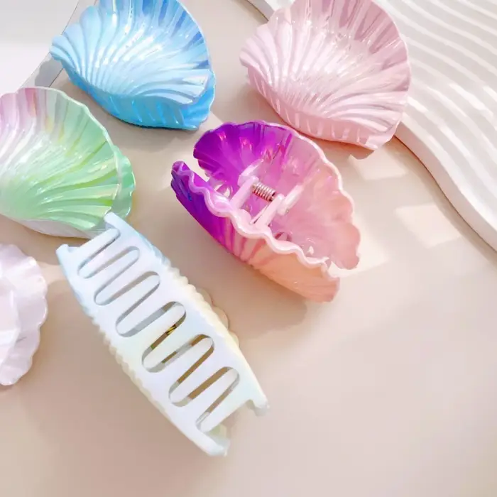 Pinces à cheveux en PVC pour femmes