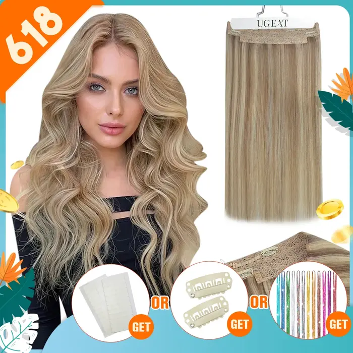 Ugeat-Extensions de Cheveux Humains