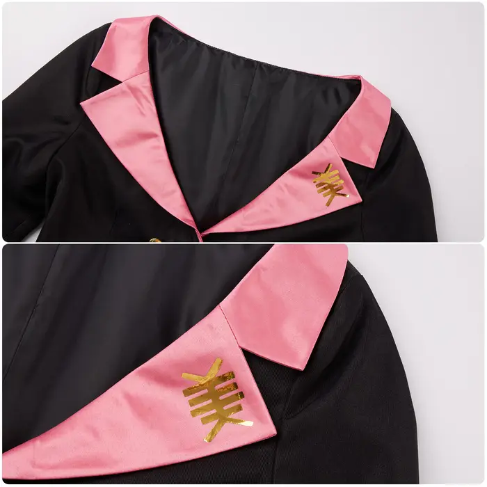 Costume de cosplay de chanteuse virtuelle avec perruque