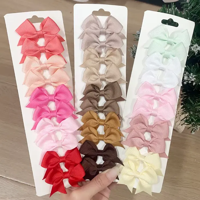 Pinces à cheveux avec nœuds pour enfants