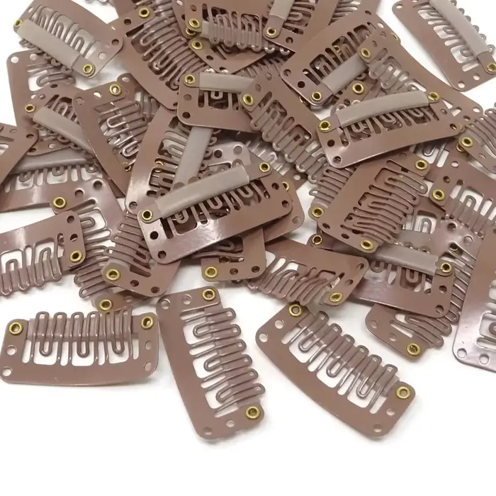 Trames de vrais cheveux à clipser
