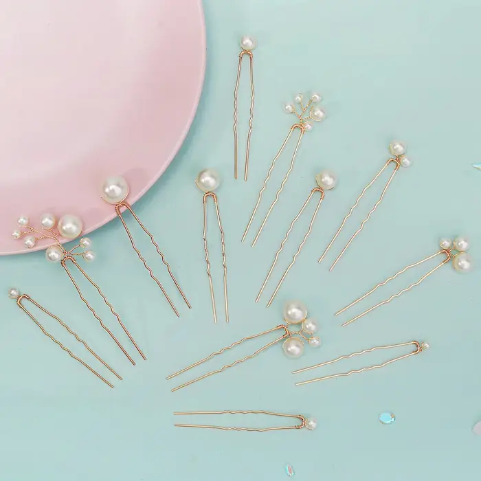 Bâtonnets de Cheveux en Forme de U