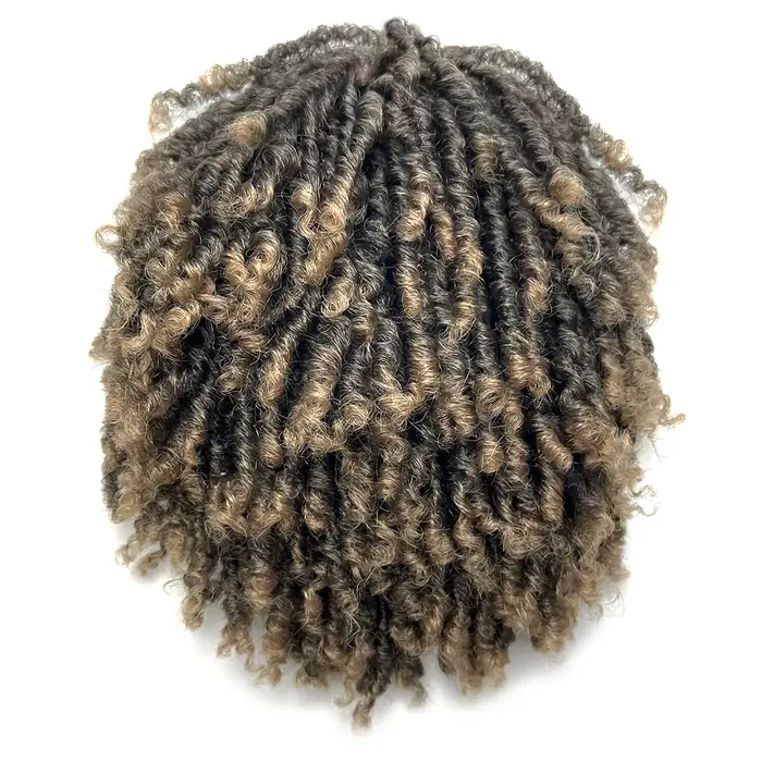 Perruques Dreadlock courtes de 6 pouces