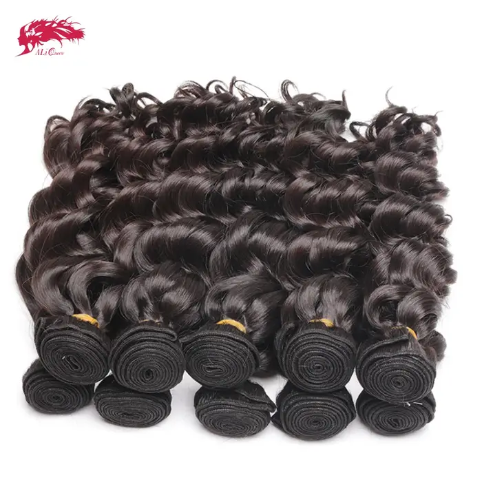 Tissage en lot brésilien naturel vierges bruts-Ali Queen Hair, cheveux humains, document naturel, 10