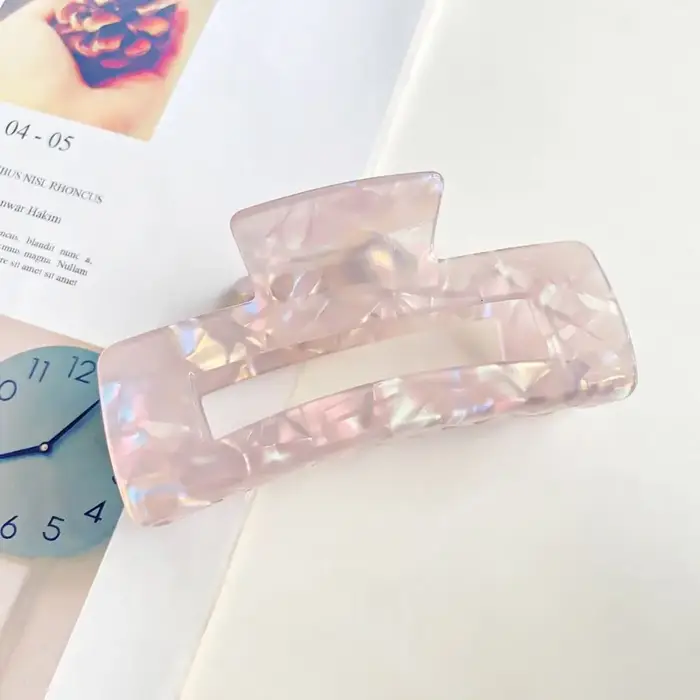 Barrettes à cheveux en acétate style coréen, pinces à cheveux en acétate, barrettes en acide acétiqu