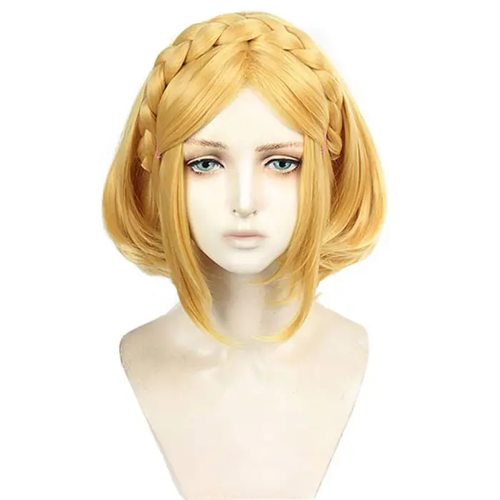 Golden Legend of Helpda Cosplay Perruque Courte Princesse Cos