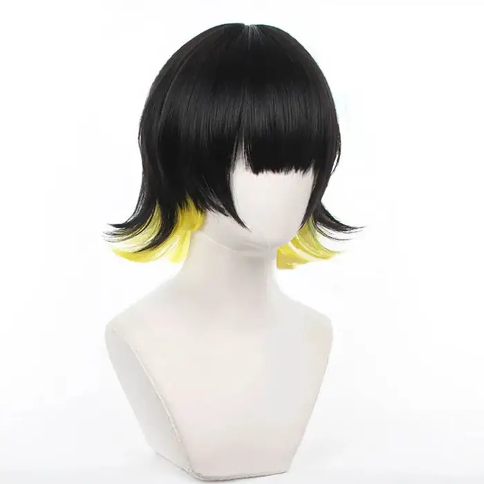 Bachira Meguru Cosplay perruque hommes résistant à la chaleur