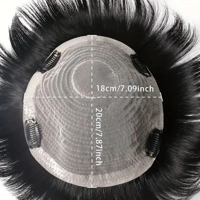 Perruque de cheveux courts bouclés pour hommes