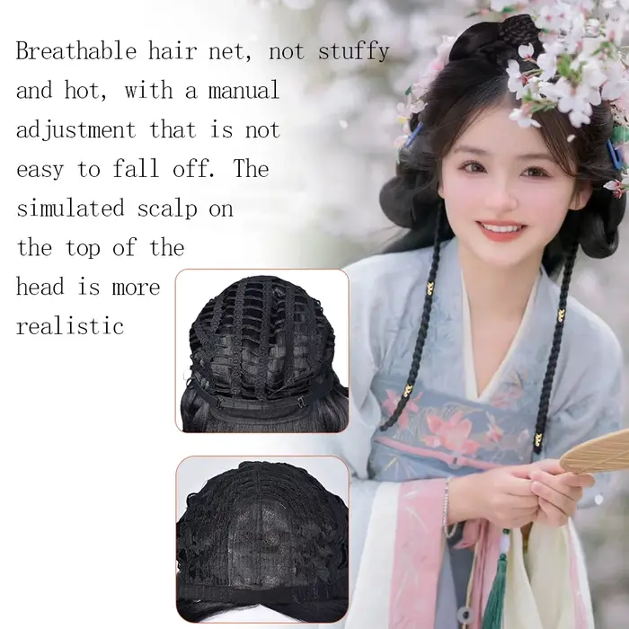 XIYUE – perruque synthétique longue et lisse pour constum chinois