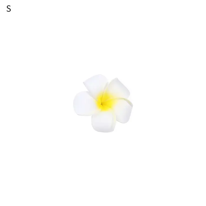 Pince à cheveux fleur blanche pour femmes et filles