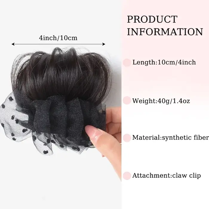 Extensions de chignon synthétiques