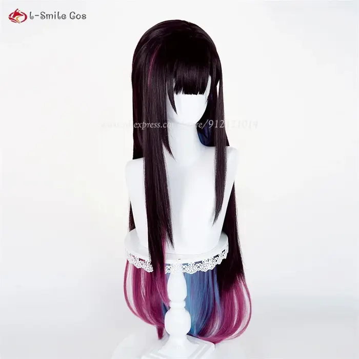 Perruque de Cosplay synthétique Helektra 96cm