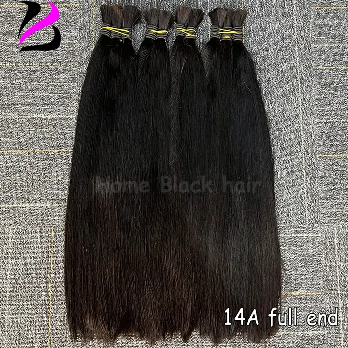 Tissage de cheveux vierges en vrac pour tressage