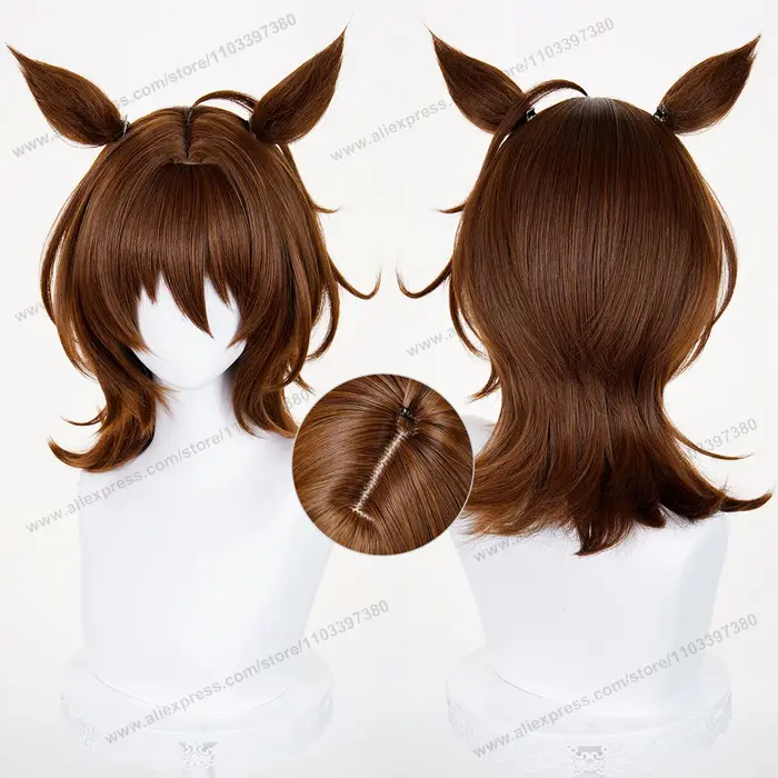Perruque de Cosplay Agnes Tachyon