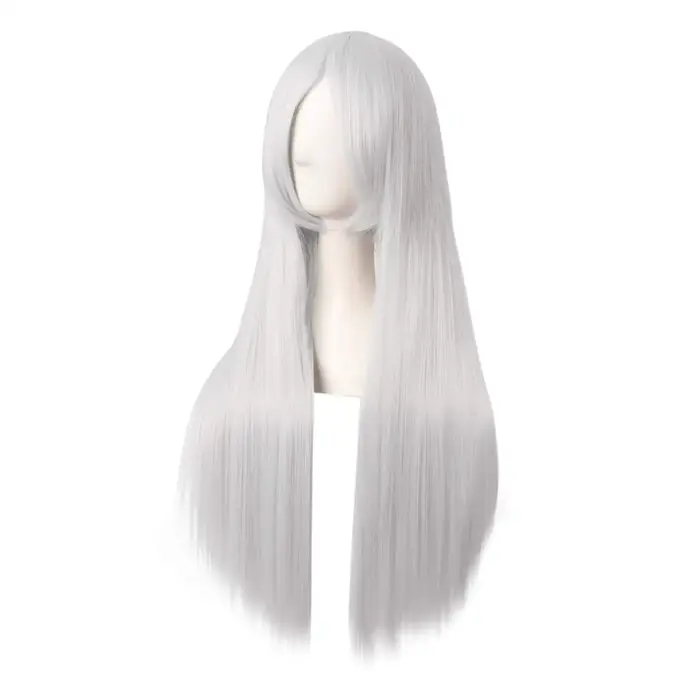 Perruque de Cosplay longue et lisse de 32 pouces