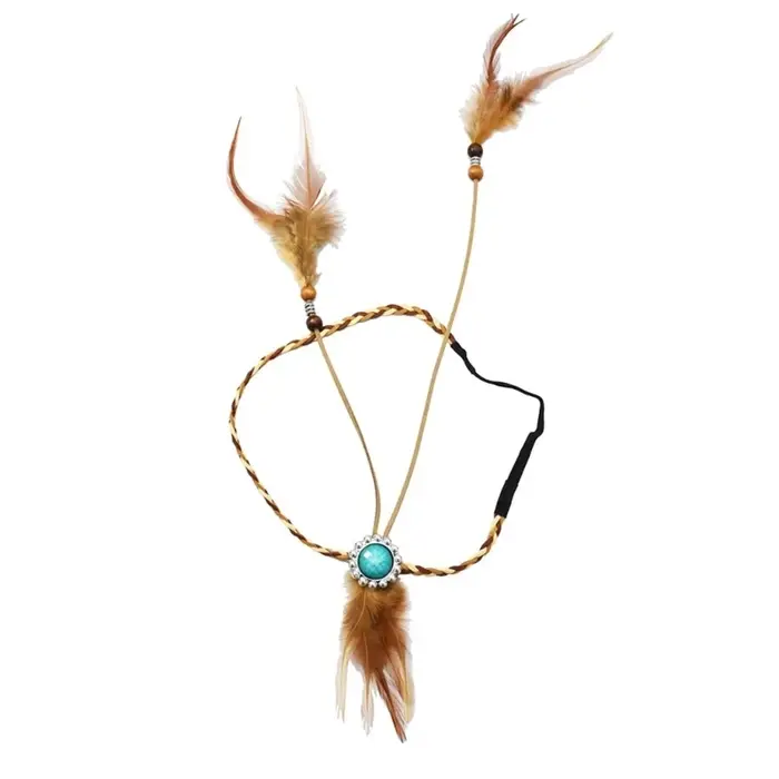 Bandeau en plumes style Boho
