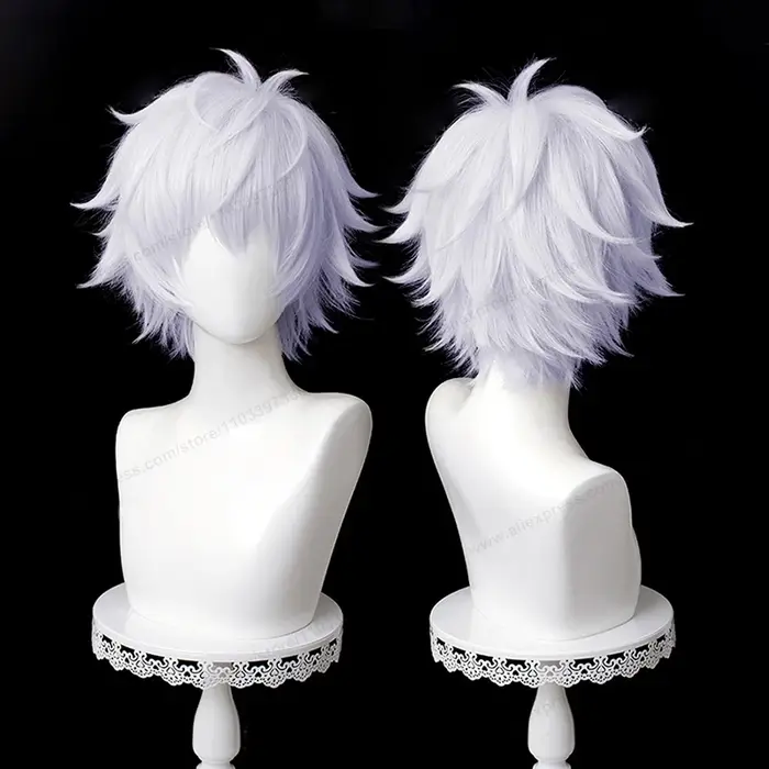 Perruque de Cosplay Anime Gojo Satoru