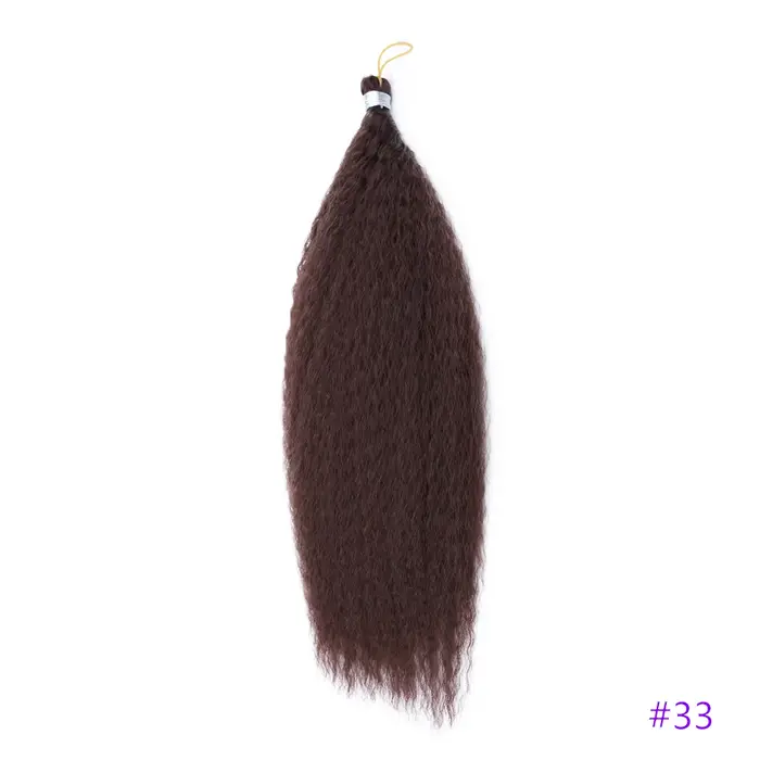 Tresses Synthétiques Afro Crépues et Bouclées au Crochet pour Femme