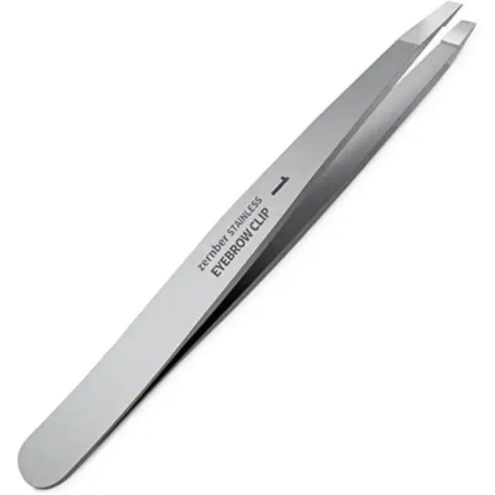 Pince à sourcils Oblique en acier inoxydable