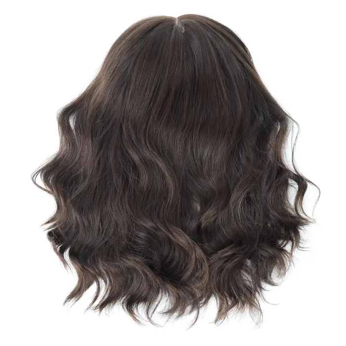 Perruque de cheveux humains ondulés naturels pour femmes