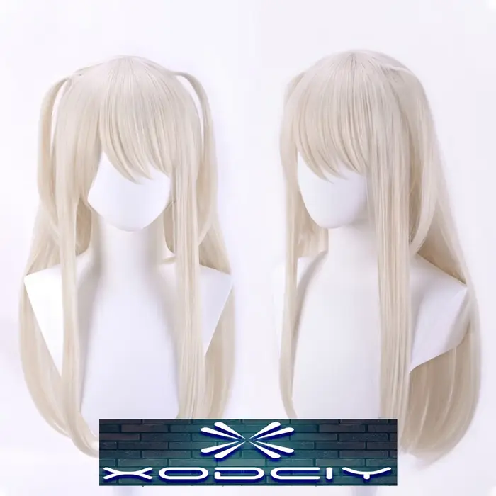 FGO Fate Grand Order Cosplay Long Wig Illyasviel Von Einzbern Synthetic Hair Halloween Costume Party Wigs + Free Wig Cap