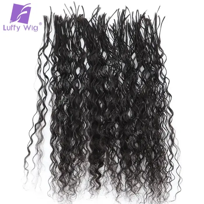 Tressage pré-divisé cheveux bouclés